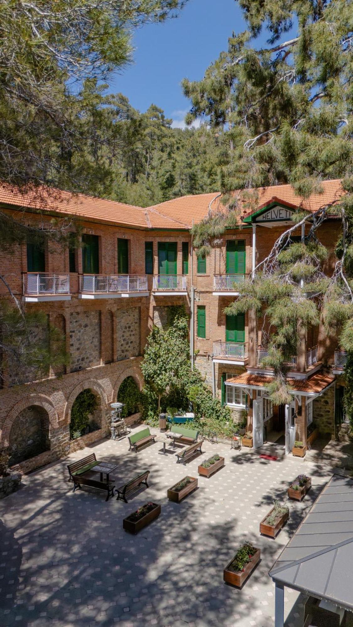 New Helvetia Hotel Platres Ngoại thất bức ảnh